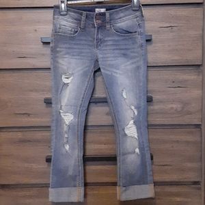 Acid Washed Distressed Jean by SO